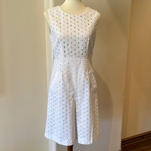 100% cotton with a 100% silk lining Diane von Furstenberg dress